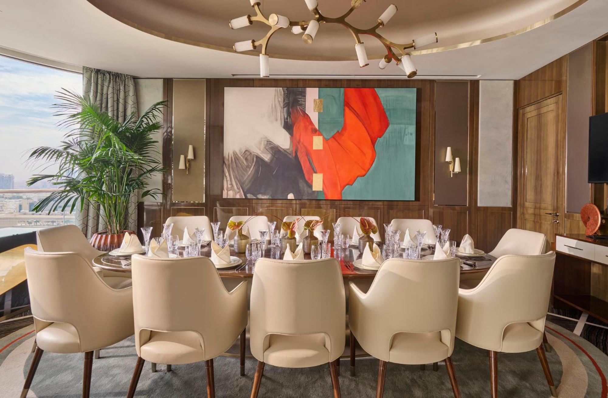 Mandarin Oriental Al Faisaliah, Ер-Ріяд Екстер'єр фото Dining room