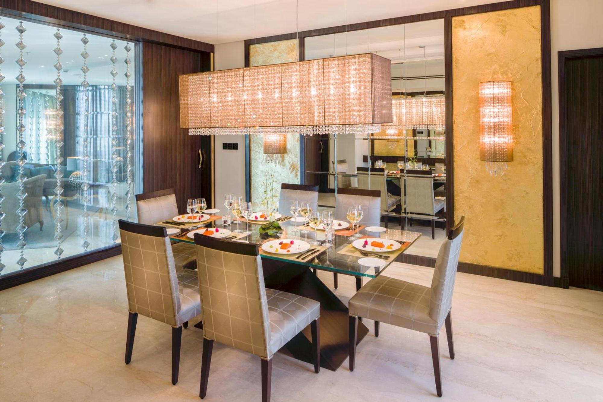 Mandarin Oriental Al Faisaliah, Ер-Ріяд Екстер'єр фото A dining room